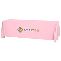 Serged Open-Back Table Throw with Pocket - 8'
