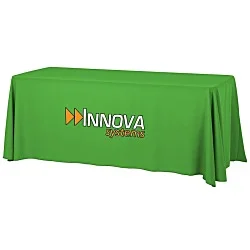 Serged Open-Back Table Throw with Pocket - 6'