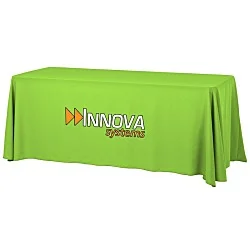 Serged Open-Back Table Throw with Pocket - 6'