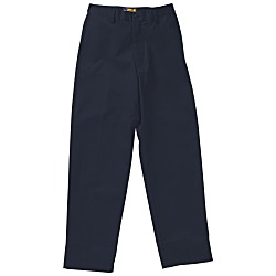 Teflon Treated Flat Front Pants - Ladies'