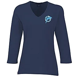 Blue Generation 3/4 Sleeve Tee - Ladies'