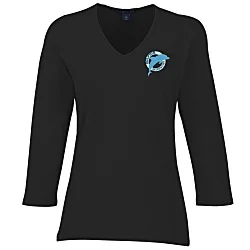 Blue Generation 3/4 Sleeve Tee - Ladies'