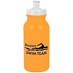 Sport Bottle with Push Pull Lid - 20 oz. - Colors - 24 hr