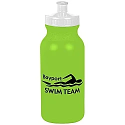 Sport Bottle with Push Pull Lid - 20 oz. - Colors - 24 hr