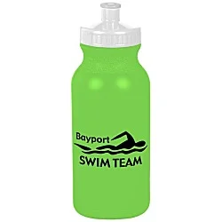 Sport Bottle with Push Pull Lid - 20 oz - Colors - 24 hr