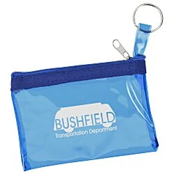 Key Ring Zippered Pouch