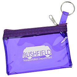 Key Ring Zippered Pouch