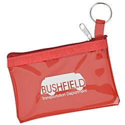 Key Ring Zippered Pouch