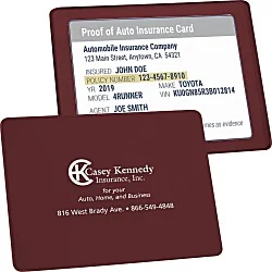 Proof of Insurance Holder