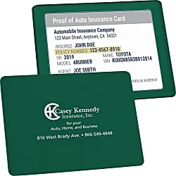 Proof of Insurance Holder