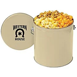 3-Way Popcorn Tin - Solid - 1 Gallon