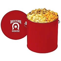 3-Way Popcorn Tin - Solid - 1 Gallon