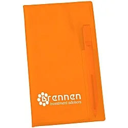 Monthly Pocket Planner with Pen - Translucent - Academic