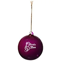 Hand Blown Glass Ornament - 3"