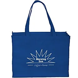Gusseted Polypropylene Tote - 12" x 16" - 24 hr