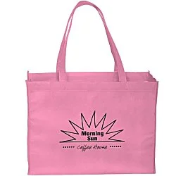 Gusseted Polypropylene Tote - 12" x 16" - 24 hr