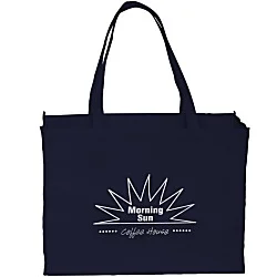 Gusseted Polypropylene Tote - 12" x 16" - 24 hr
