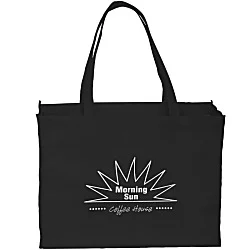 Gusseted Polypropylene Tote - 12" x 16" - 24 hr