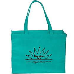 Gusseted Polypropylene Tote - 12" x 16" - 24 hr