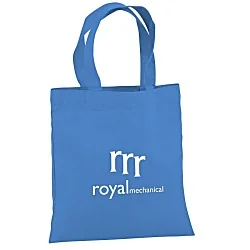 Cotton Sheeting Colored Economy Tote - 9-1/2" x 9"