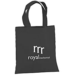Cotton Sheeting Colored Economy Tote - 9-1/2" x 9"