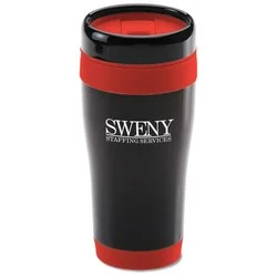 Black Stainless Steel Tumbler - 16 oz. - 24 hr