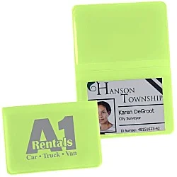 Fold Over Wallet - Translucent