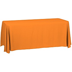 Serged Closed-Back Table Throw - 6' - Blank