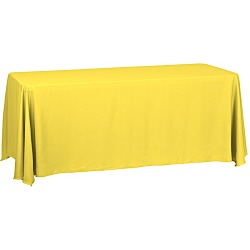 Serged Closed-Back Table Throw - 6' - Blank