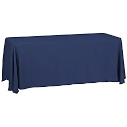 Serged Closed-Back Table Throw - 6 feet - Blank