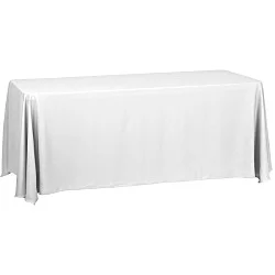 Serged Closed-Back Table Throw - 6' - Blank