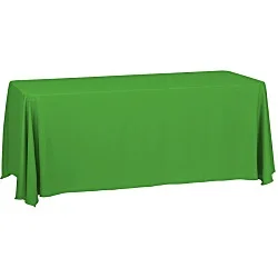 Serged Closed-Back Table Throw - 6' - Blank