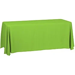 Serged Closed-Back Table Throw - 6' - Blank
