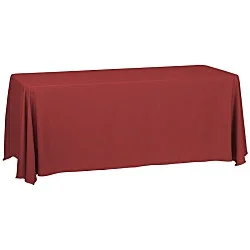 Serged Closed-Back Table Throw - 6 feet - Blank