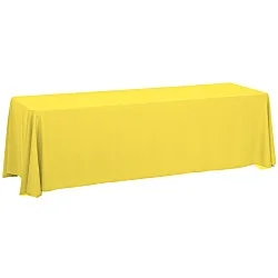 Serged Closed-Back Table Throw - 8' - Blank