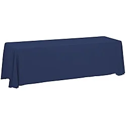 Serged Closed-Back Table Throw - 8 feet - Blank
