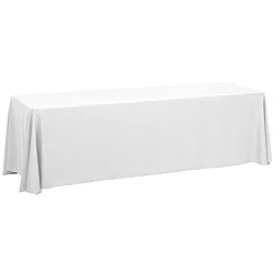 Serged Closed-Back Table Throw - 8' - Blank
