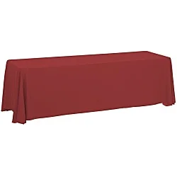 Serged Closed-Back Table Throw - 8 feet - Blank