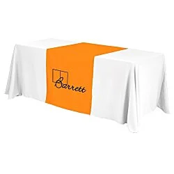 Serged 6' Closed-Back Table Throw and Runner Kit