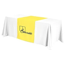 Serged 6' Closed-Back Table Throw and Runner Kit