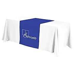 Serged 6' Closed-Back Table Throw and Runner Kit