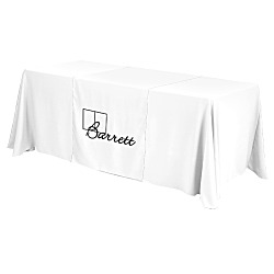 Serged 6' Closed-Back Table Throw and Runner Kit