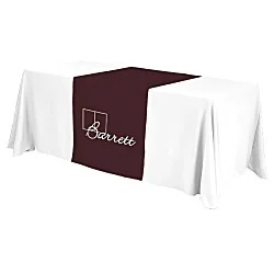 Serged 6' Closed-Back Table Throw and Runner Kit