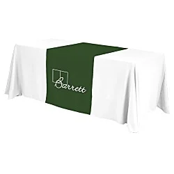 Serged 6' Closed-Back Table Throw and Runner Kit