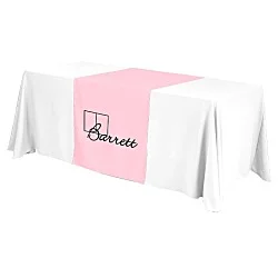 Serged 6' Closed-Back Table Throw and Runner Kit