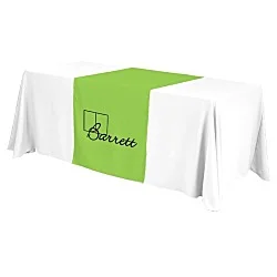 Serged 6' Closed-Back Table Throw and Runner Kit