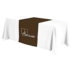 Serged 6' Closed-Back Table Throw and Runner Kit