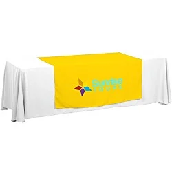 Serged 8' Closed-Back Table Throw and Runner Kit