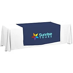 Serged 8-foot Closed-Back Table Throw and Runner Kit
