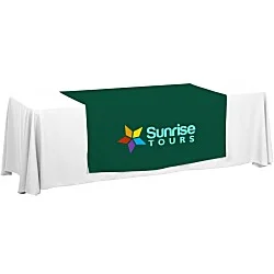 Serged 8' Closed-Back Table Throw and Runner Kit